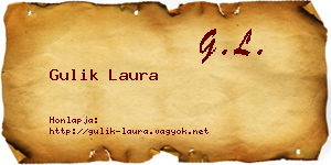 Gulik Laura névjegykártya