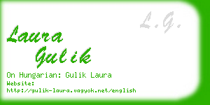 laura gulik business card